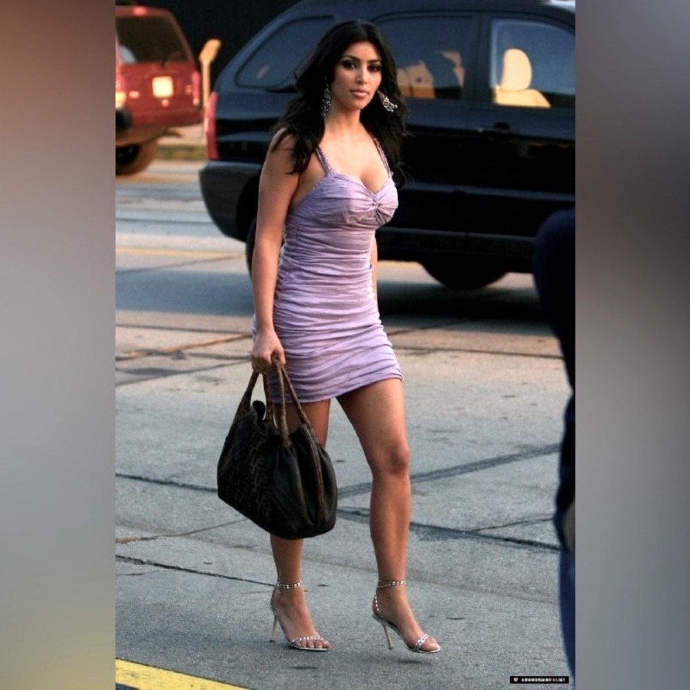 🛑MAJOR ISO🛑 Lilac Ruched Dress